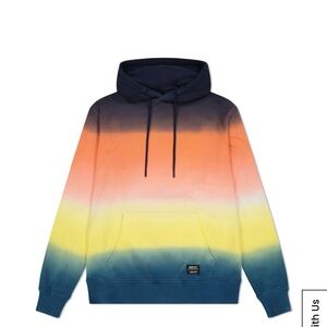 WeSC 90's Mike Diagonal Tie-Dye Hoodie, Men’s L/Women’s XL
